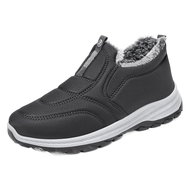 Cotton Shoes Men's Winter Cross-Border Large Size Cotton Boots Fleece-Lined Thickeneded Warm Short Boots Couple Walking Boots Outdoor Snow Boots