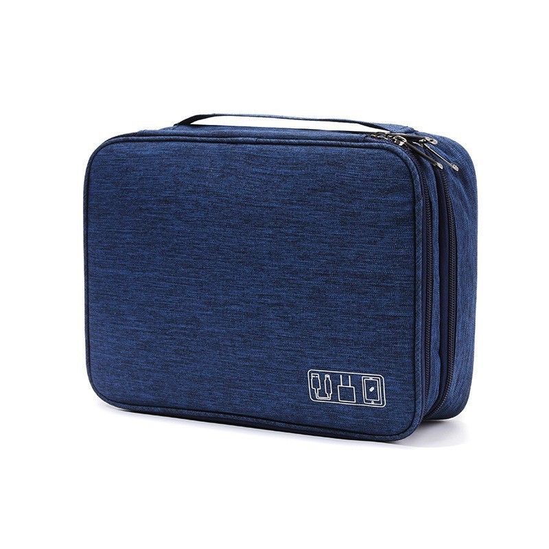 Picture of Cationic Data Cable Storage Bag Digital Accessories Storage Bag Charging Treasure Headset Storage Box Cosmetic Storage Bag