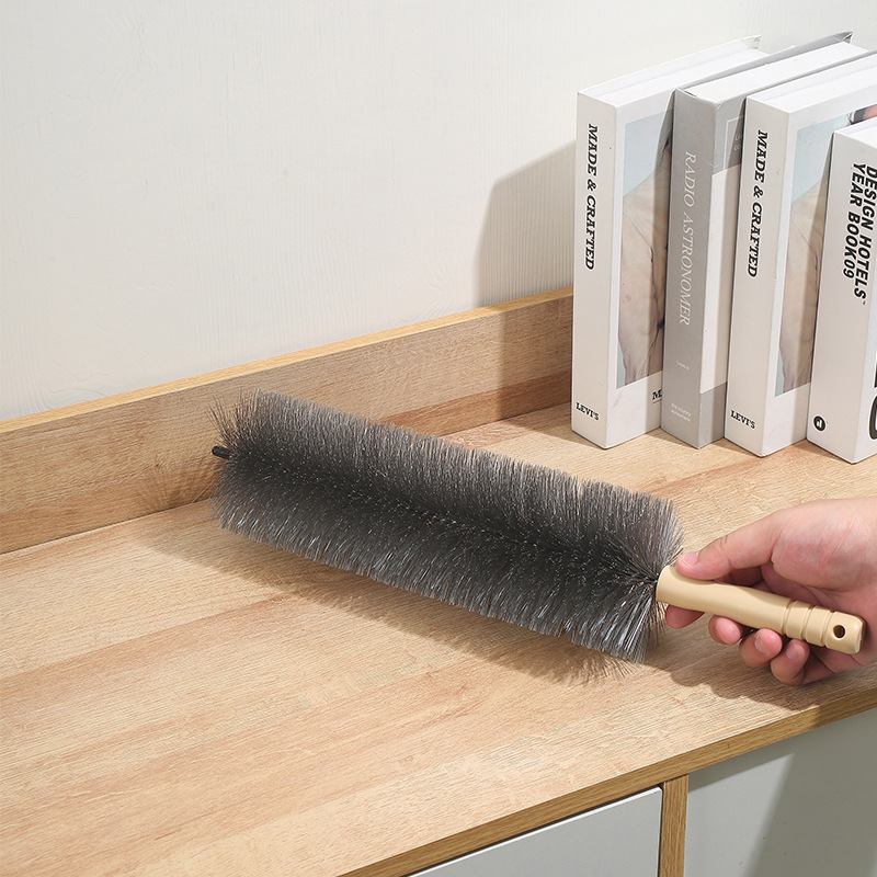 Picture of Household Fan Brush Dust Removal Brush Sewer Brush Screen Window Blind Cleaning Brush Sofa Dust Duster Bendable Brush