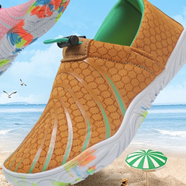 Children's Mesh Shoes Lightweight Non-slip Girls' Flat Casual Shoes Summer Children's Outdoor Casual Cross-border Slip-on Shoes