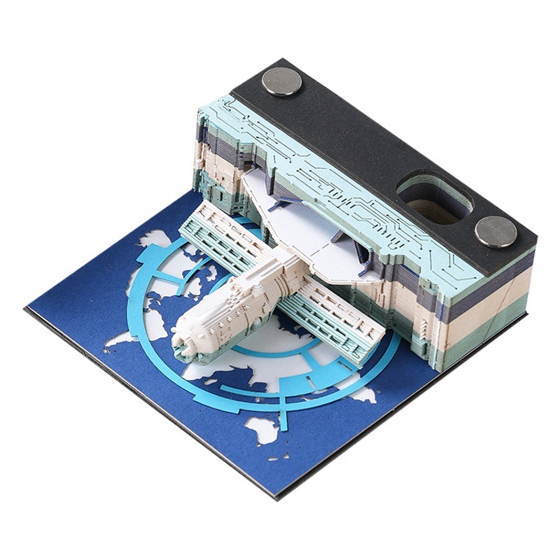 [2026 Calendar] New Desk Calendar 3D Three-Dimensional Note Pad Paper Carving Can Be Hand-Teared High-Looking Cute Creative Ancient Style