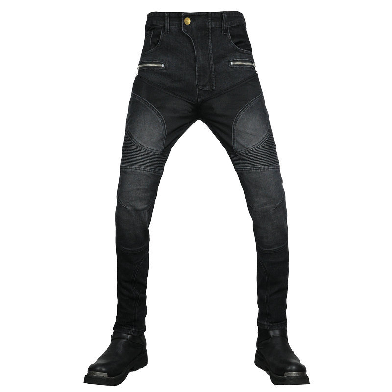 Picture of VOLERO summer motorcycle riding jeans men's motorcycle riding Kevlar anti-fall pants upgraded protective gear