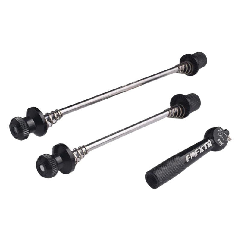 Mountain bike hub quick release Rod anti-theft road bike front and rear axis Rod lightweight folding aluminum alloy screw rod