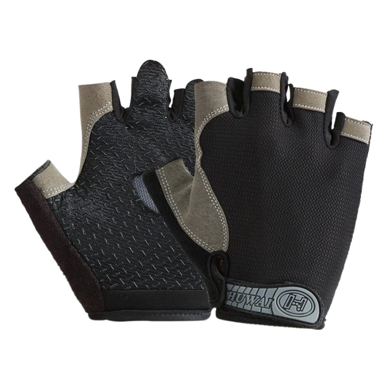Fitness Gloves for Men and Women, Sports Outdoor Cycling, Sun Protection, Breathable Dumbbells, Non-Slip Butterfly Mesh Half-Finger Gloves Q6