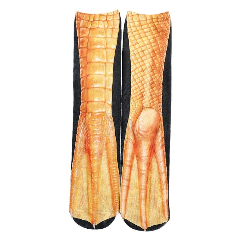 3D animal paw thermal transfer cartoon digital printing socks creative feet cat dog paw Amazon funny three-dimensional socks