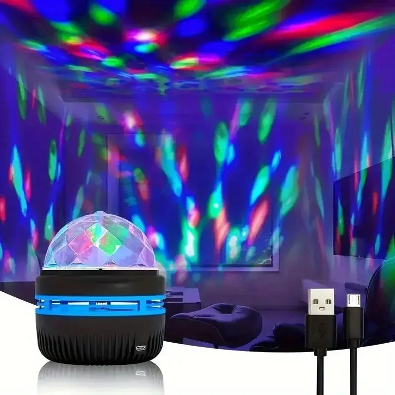 Starry light projector table lamp bedroom crystal magic ball lamp romantic starry sky star empty top atmosphere night light
