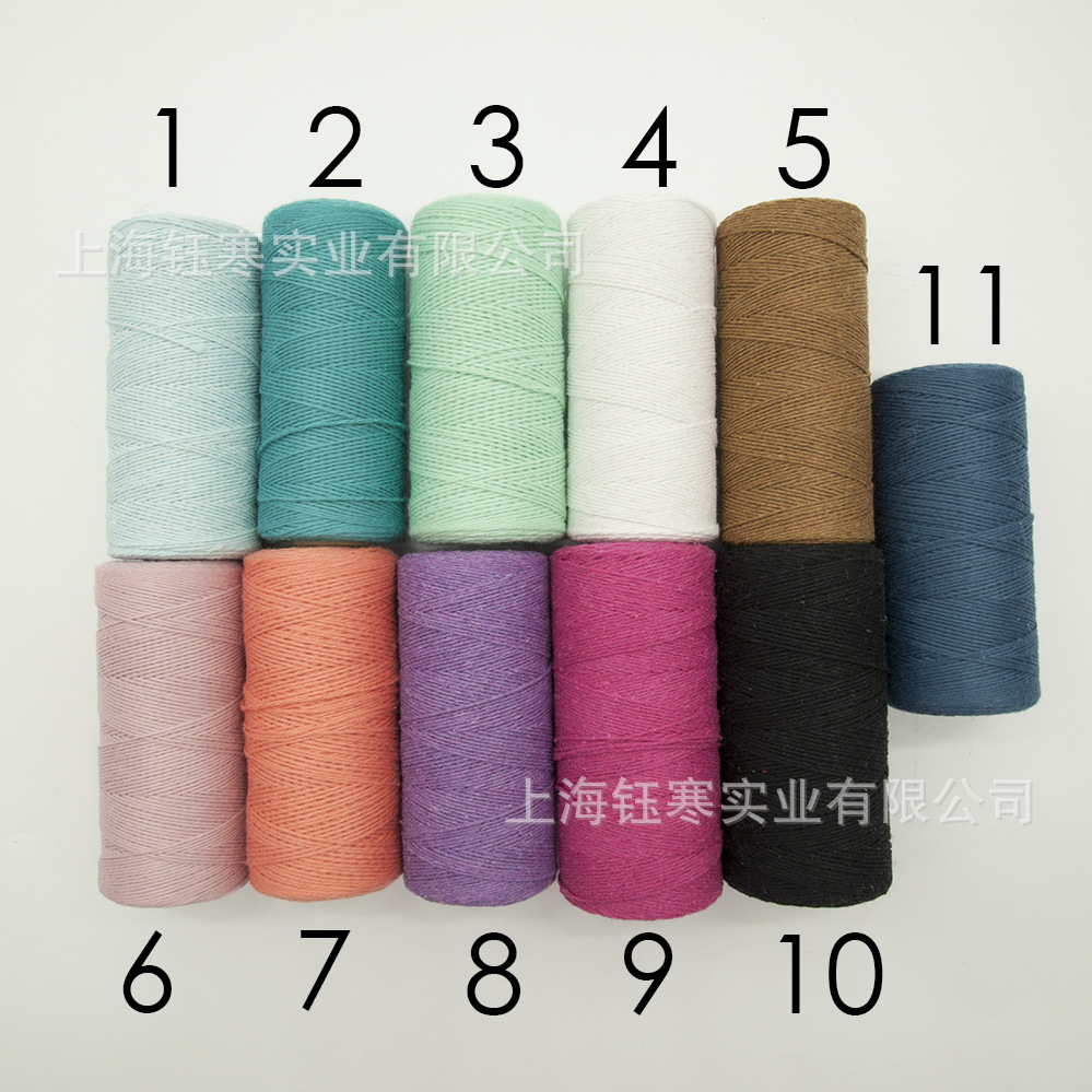Picture of Loom Weaving Warp Thread DIY knitting machine cotton Thread Warp Thread pure cotton wire diameter 1mm
