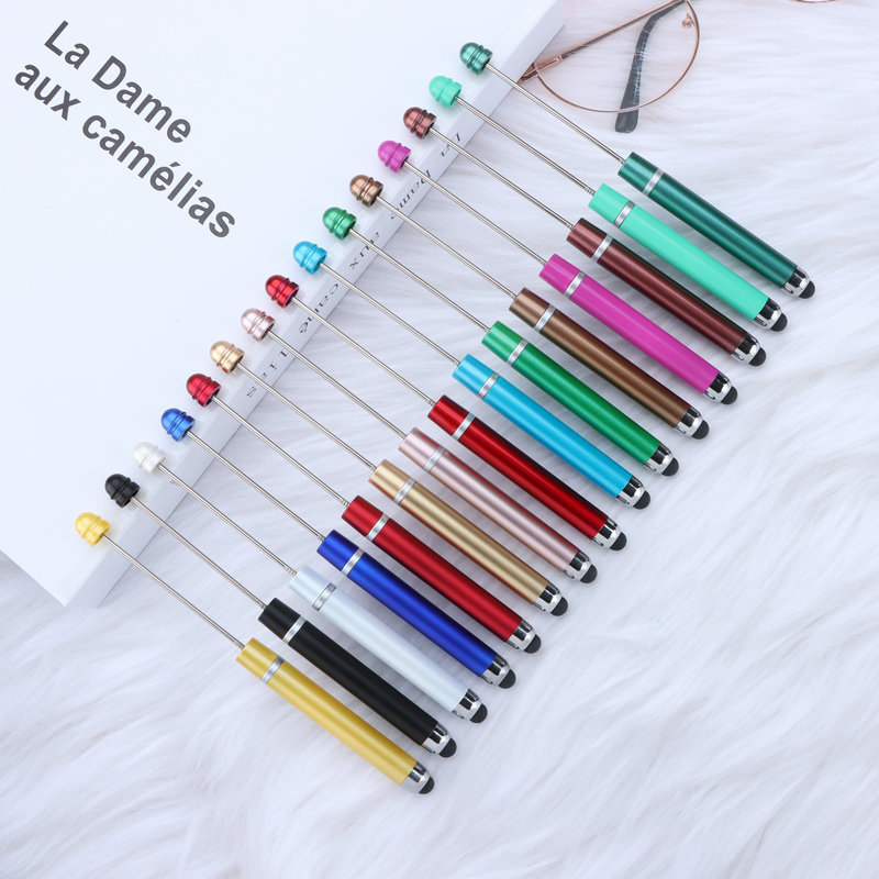 Picture of Personalized DIY Touch Screen Beading Pen Creative Beading Pen Multi-Functional Touch Beading Multi-Color Ballpoint Pen Spot Wholesale