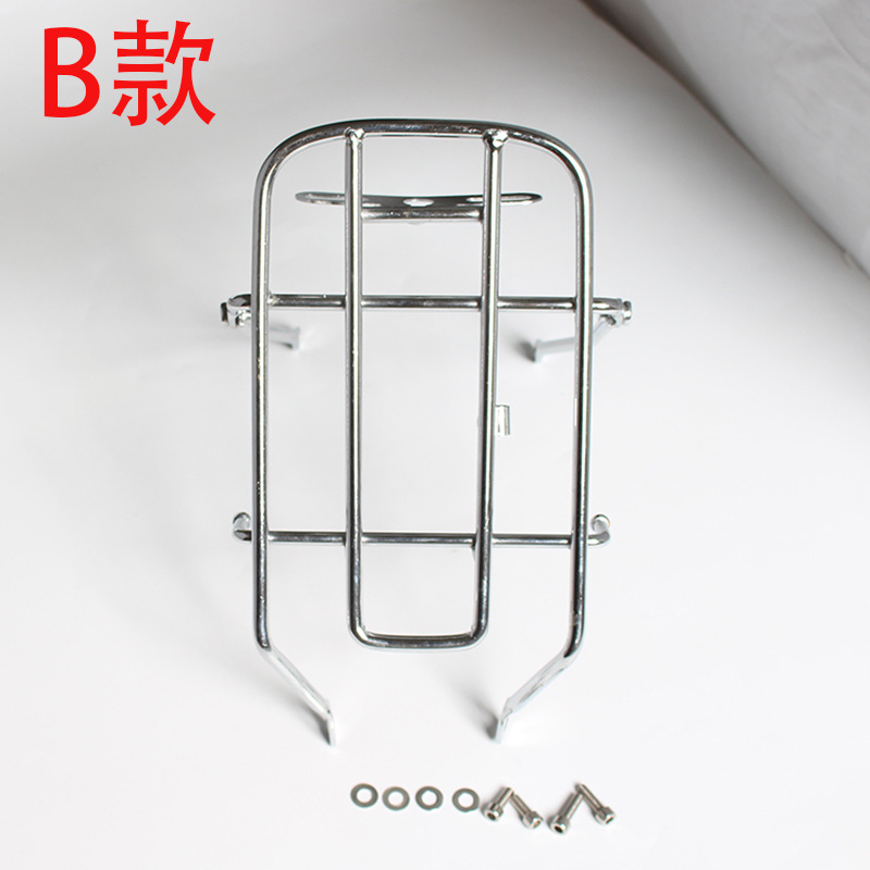 On behalf of driving electric folding bicycle 14 inch rear rack luggage rack solid steel v/disc brake tail rack popular rear hanger