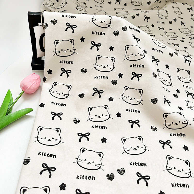 kitten cat cotton ba'an canvas bag jacket pet cushion outing bag vest handmade DIY fabric
