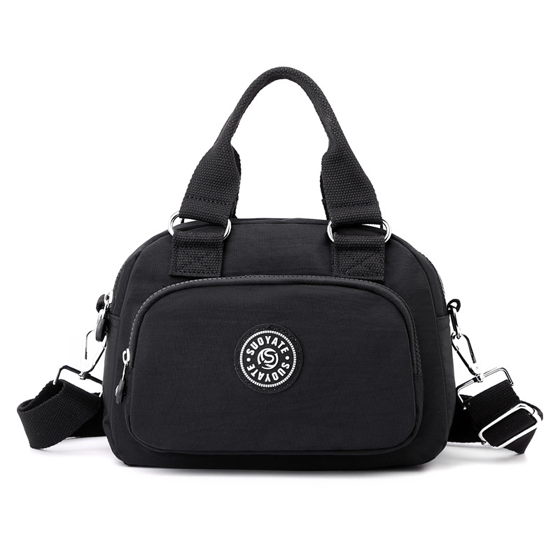 Picture of Lightweight waterproof nylon cloth bag casual messenger bag new versatile small square bag trendy women's shopping handbag