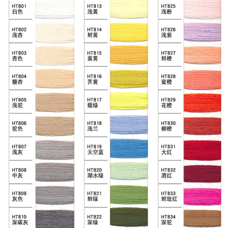 Picture of In stock 28NM wool sunny yarn 85 expanded acrylic fiber 15 merino wool Australian wool blended cashmere-like wool nitrile yarn