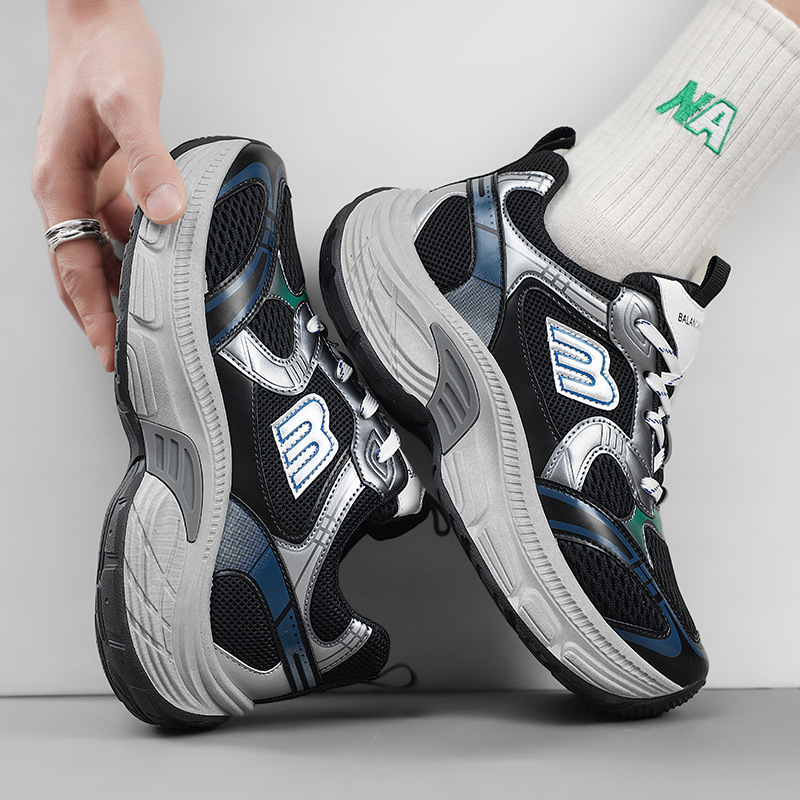 A generation of new ins Torre tide shoes Korean version of thick-soled student breathable mesh shoes men's casual sneaker