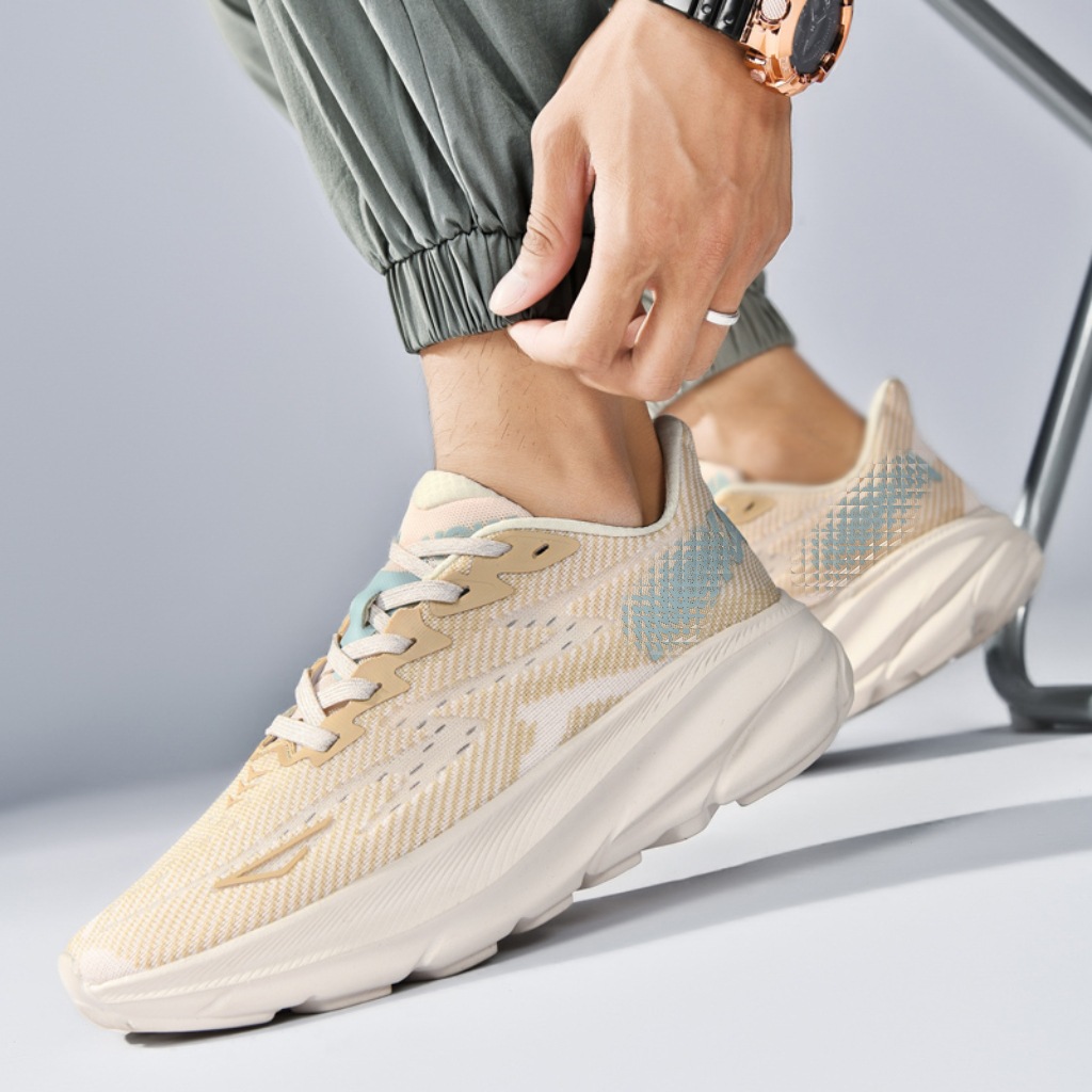2025 Cross-Border Export Multi-Color Couple Shoes Breathable Mesh Casual Shoes Sports Shoes Men's Shoes Trendy Shoes Running Marathon