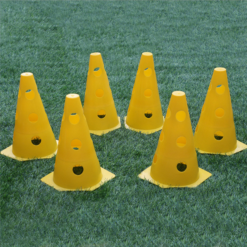 Picture of 23cm Hexagon Bucket with Hole Sign Football Obstacle 23cm Sign Bucket Plastic Bucket Sign Conical Bucket Ferrule