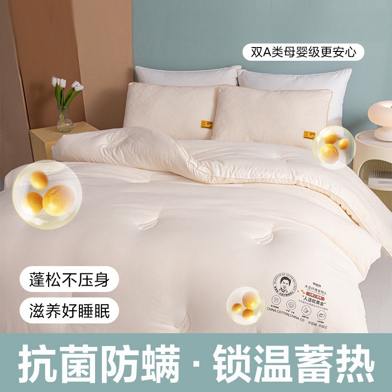 Picture of Class a Li Guanqi Soy Fiber Quilt Core Soybean Mother-In-Law Quilt Summer Cool Quilt Thickeneded Warm Winter Quilt Spring & Fall Quilt