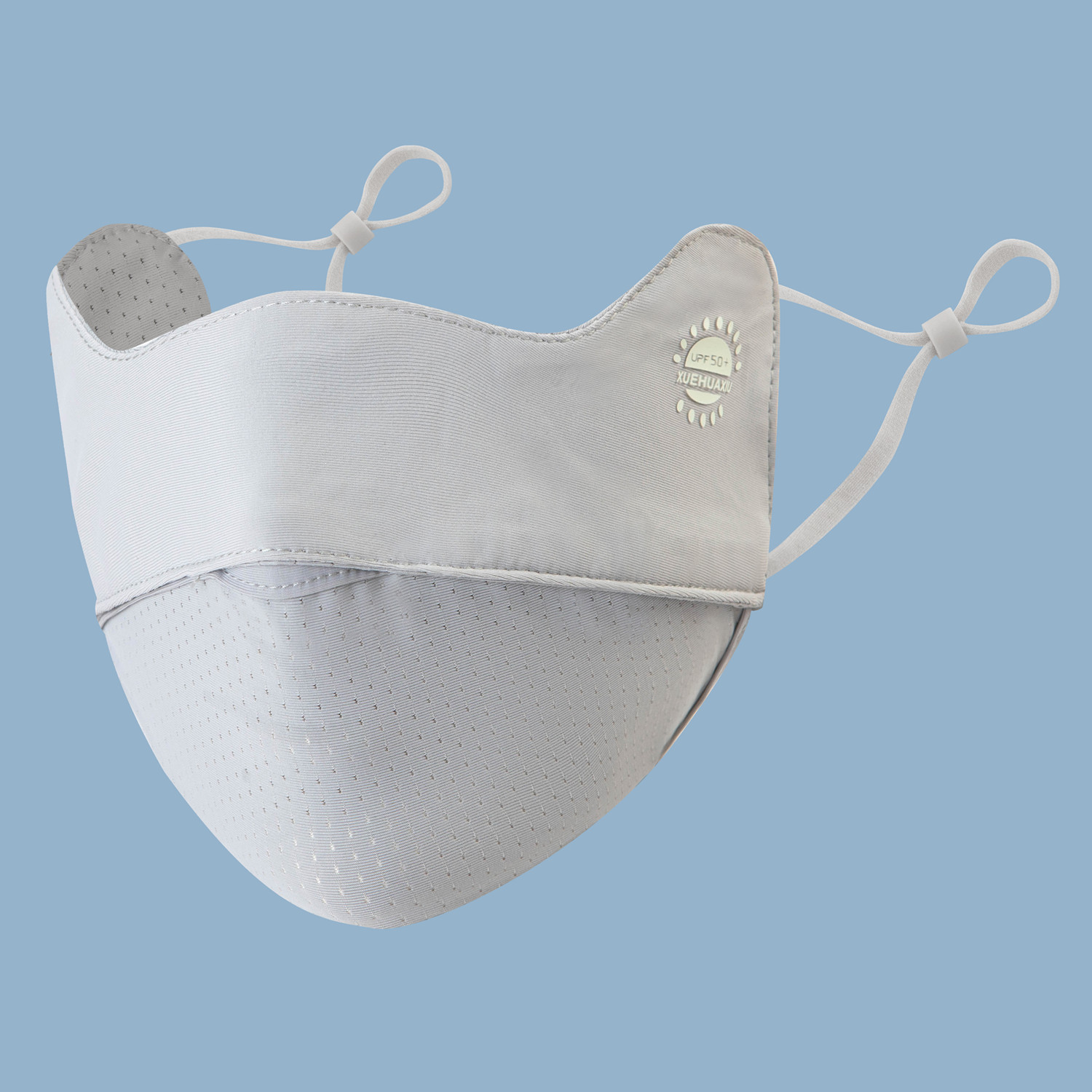Picture of 3d three-dimensional eye angle ice silk sunscreen mask women's anti-ultraviolet summer light breathable veil sunshade mask men