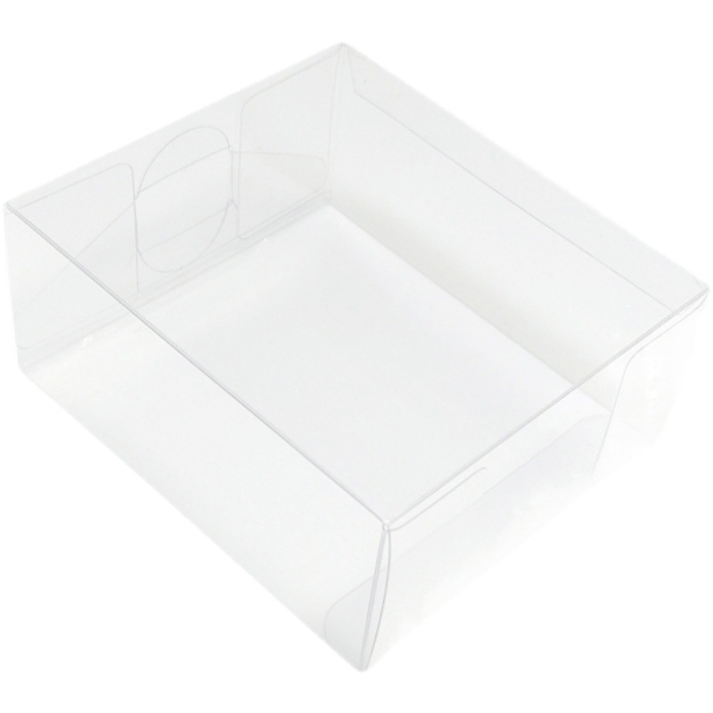 Manufacturer in stock rectangular pvc transparent plastic box dustproof plastic packing box hand-made gift transparent inner support box