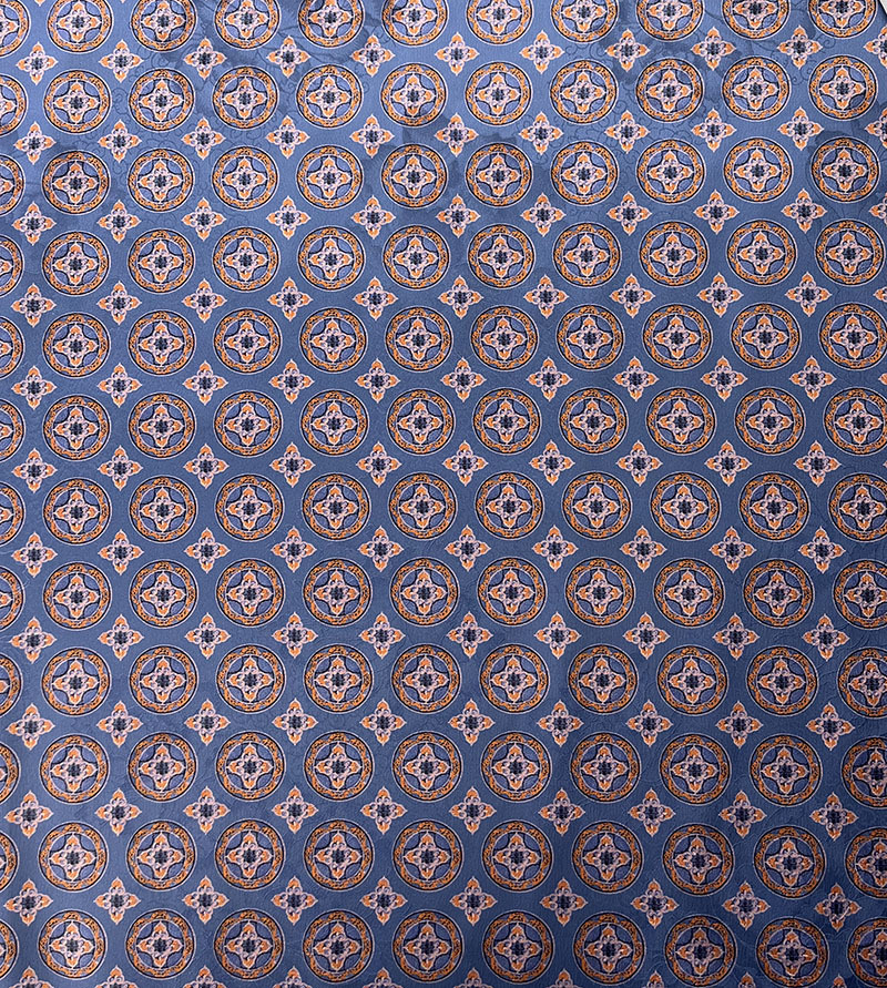 Picture of New Imitation Fragrant Cloud Yarn Double-Sided Digital Jacquard Fabric Spring and Summer Dress Cheongsam Home Wear Han Dynasty Fabric