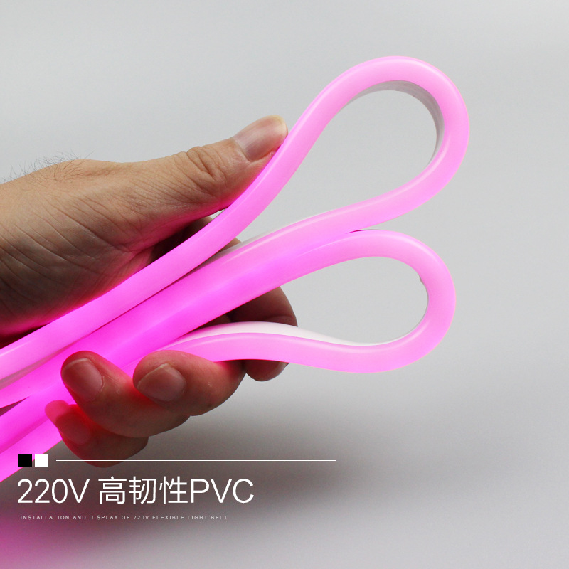 Picture of 220Vled Flexible Neon Light with Outdoor Waterproof Silicone Line Light 12V Luminous Word Light Strip 110V Cross-Border