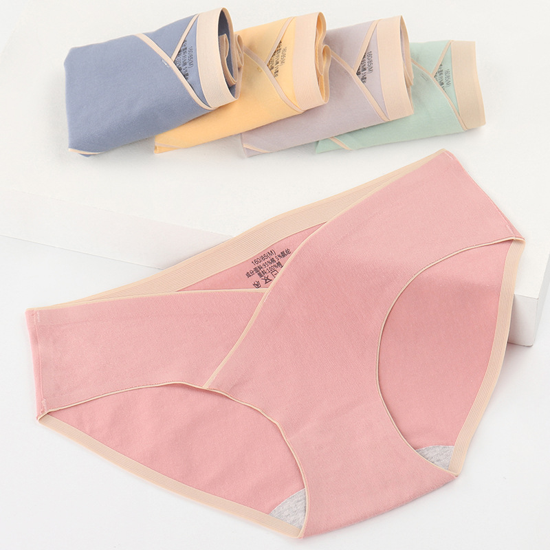 Pregnant women's underwear wholesale women's low waist seamless pregnancy late pregnancy cotton thin plus size breathable briefs