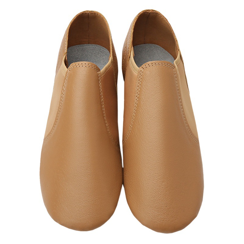 Jazz Dance Shoes Women's Soft Sole Breathable Lace-up Free Top Layer Cowhide Shoes Teacher Shoes Class Dance Shoes Practice Shoes