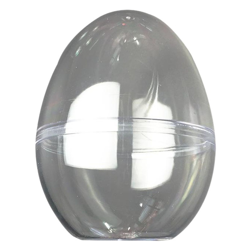Transparent Hollow Flats-Bottomed Egg-Shaped Gourd Water Drop Beauty Egg Sponge Egg Puff Box Ps Plastic Storage Packaging Box