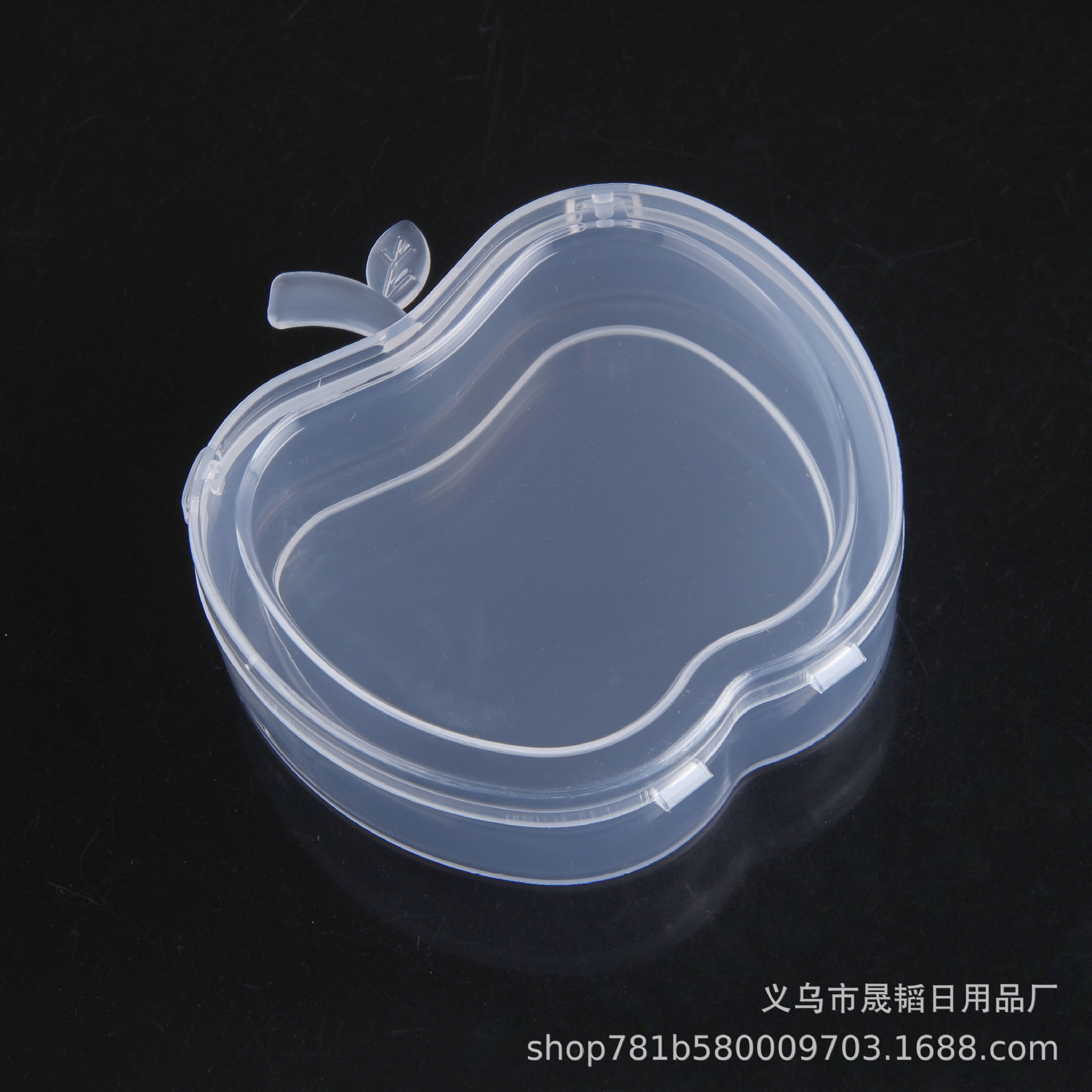 Apple Storage Storage Box Plastic Sample Cultural and Creative Box Jewelry Puzzle False Eyelashes Hardware Tools Transparent Packaging Box