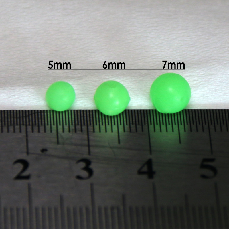 Picture of Luya luminous blocking beads stall beans Luya small accessories fluorescent beads fishing accessories fish trap beads