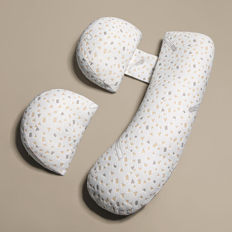 Picture of Cross-border Pregnant Women Pillow Waist Protection Side Sleeping Pillow Belly Sleeping Side Sleeping Pillow Nursing Pillow U-shaped Waist Back Pillow Summer
