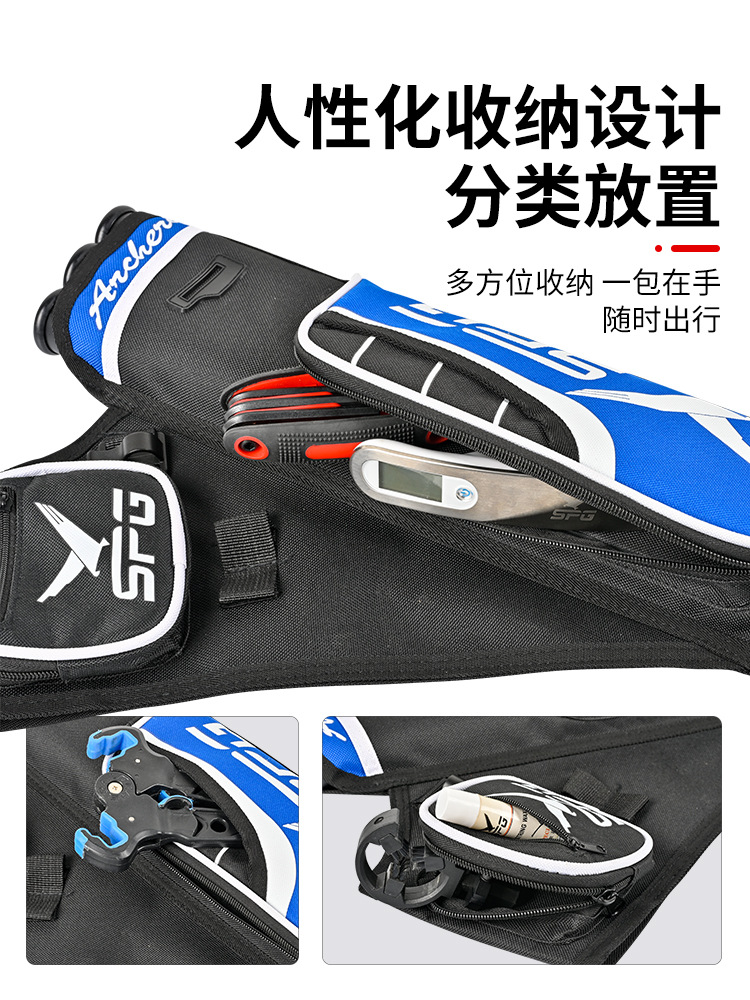 Picture of Falcon SPG Arrow Pot Three-tube Quiver Quiver Quiver Arrow Bag Competitive Competition Outdoor Archery Museum Equipment Wholesale
