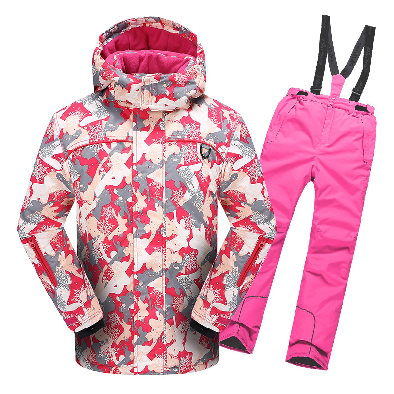 Picture of Cross-border e-commerce Phoebe Elephant Children's Ski Suit Warm Jacket Outdoor Thickened Waterproof for Boys and Girls