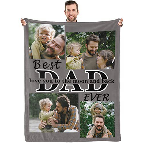 Picture of Cross-border gift to father flannel blanket single-layer printed blanket production source factory wholesale direct sales