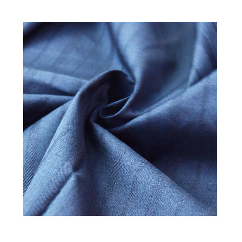 97% cotton 3% spandex lined shirt pocket fabric cotton jacquard stretch fabric