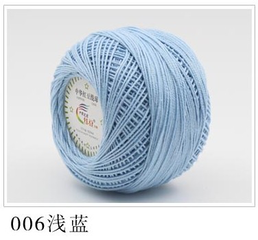 Picture of 3 # Size Lace Thread Crochet Wool Crochet Thread Crochet Thread Cotton Thread Coaster Thread Spring and Summer Wool
