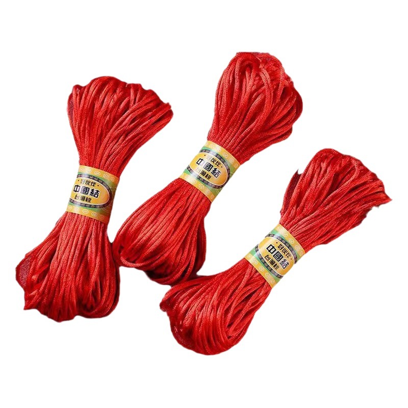 Chinese Knot Red Thread Wedding Supplies Red Rope Bundled Wedding Quilt Rope Red Rope Bride Dowry Wedding Big Red Rope