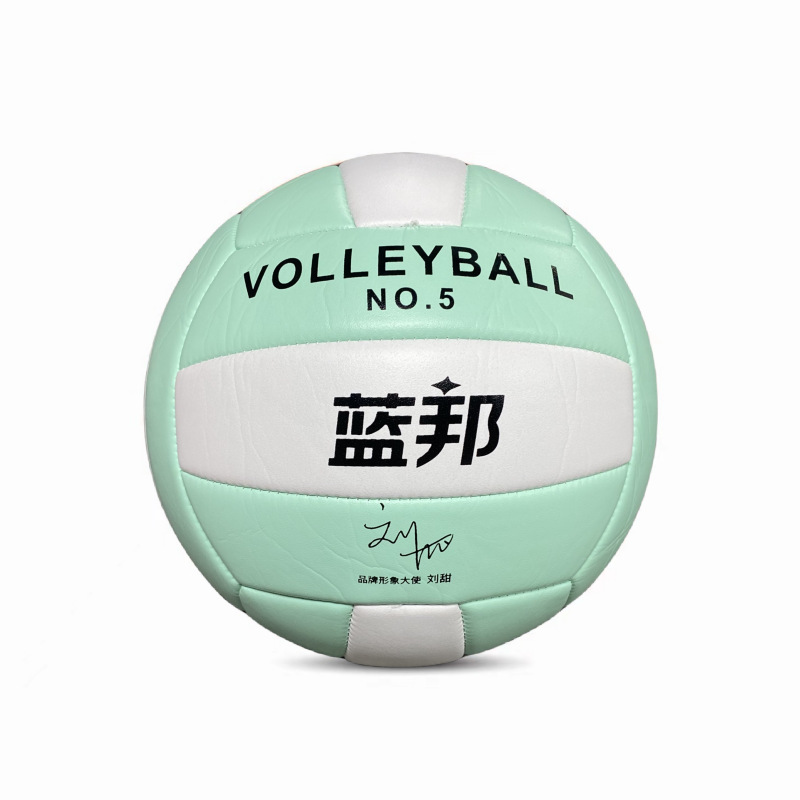 Picture of Blue Bang 302 Volleyball No.5 Yellow White Blue Inflatable Soft Volleyball Senior High School Entrance Examination Student Competition Training Primary School Students Volleyball with Ball
