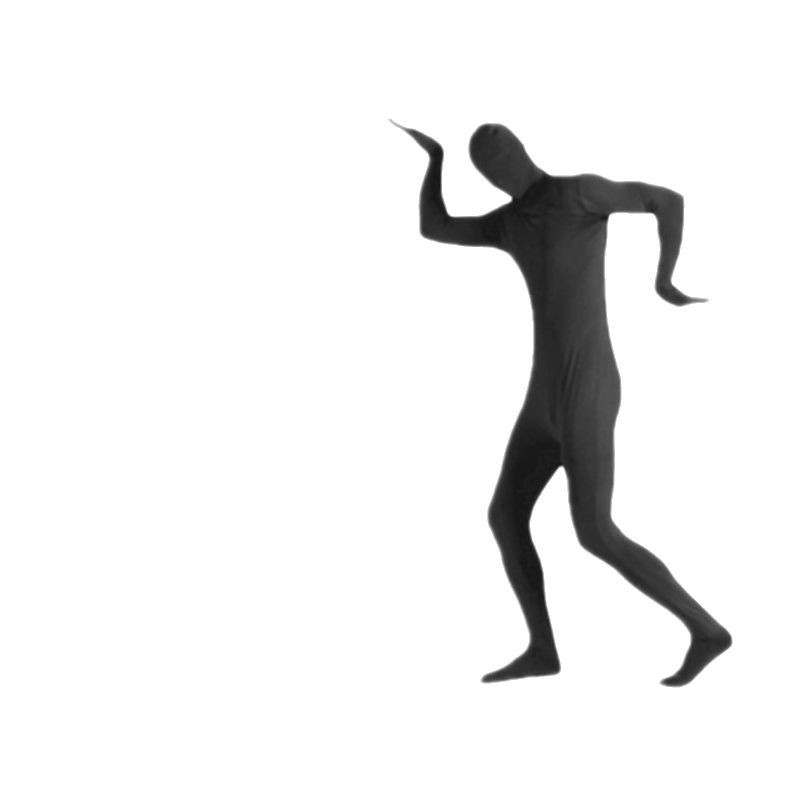 Picture of Halloween Invisibility Man in Black Costume cos Ninja Invisible Man Adult Tights Stage Performance Costume