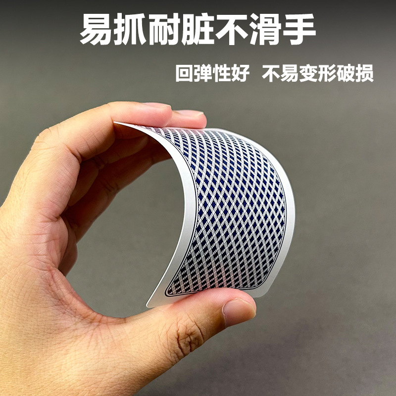 Picture of Egg special poker cards full box wholesale 100 pairs of high-end egg blue core cloth paper high quality big word cards