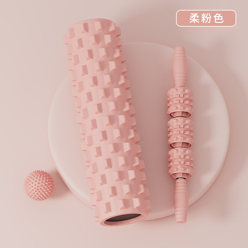 Picture of SanFan foam shaft solid yoga column mace high hardness hardened super pain deep massage roller fitness shaft