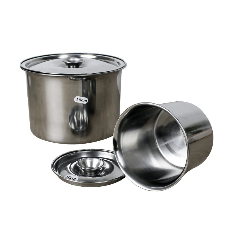 Picture of Stainless steel seasoning tank with lid kitchen commercial oil basin thickened oil salt seasoning tank pig tank factory wholesale