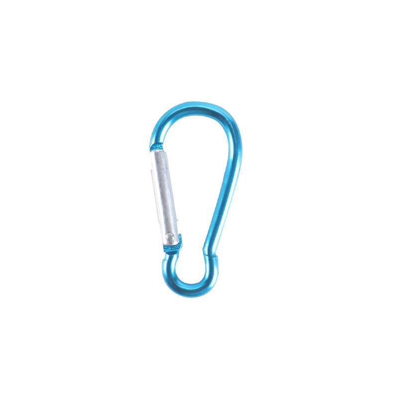 Picture of Manufacturers make gourd-shaped No. 6 D-shaped aluminum alloy mountaineering buckle hanging buckle hardware buckle mountaineering buckle in stock wholesale