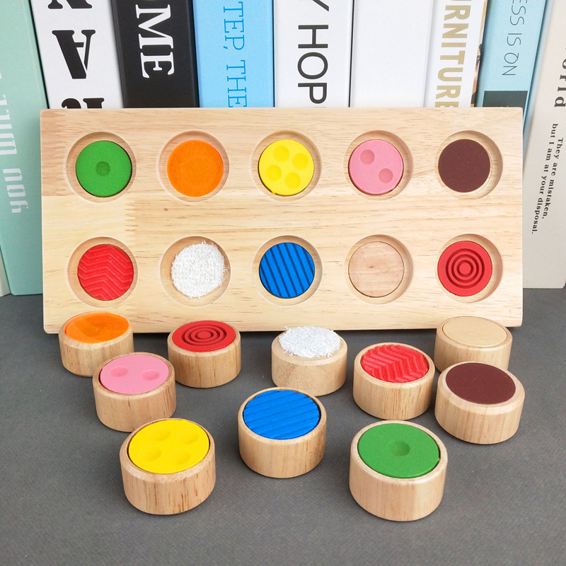 Montessori Early Childhood Educational Baby Touchpad Montessori Sensory Aware Area Extension Training Baby Toys