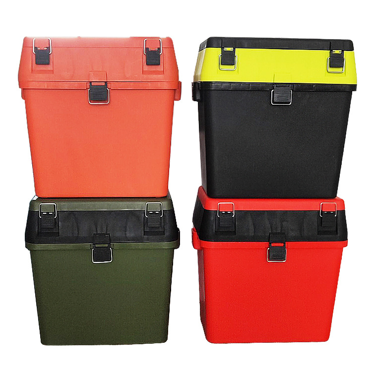 Fishing Gear Wholesale Multifunctional Fish Box Can Sit on the Back Luya Storage Box Shoulder Outwear Tool Box Tool Box Fishing Box