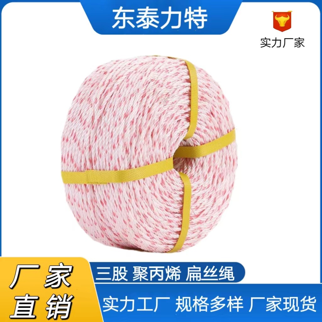 Wholesale marine agricultural greenhouse film rope bundled nylon truck fishing needs farming marine manure cleaning machine PP linen rope