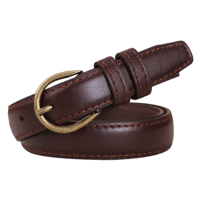 Korean-style Soft Fashionable Thin Belt Women's Simple All-match Decorative Jeans with Black Mesh Belt Internet Popular Vintage
