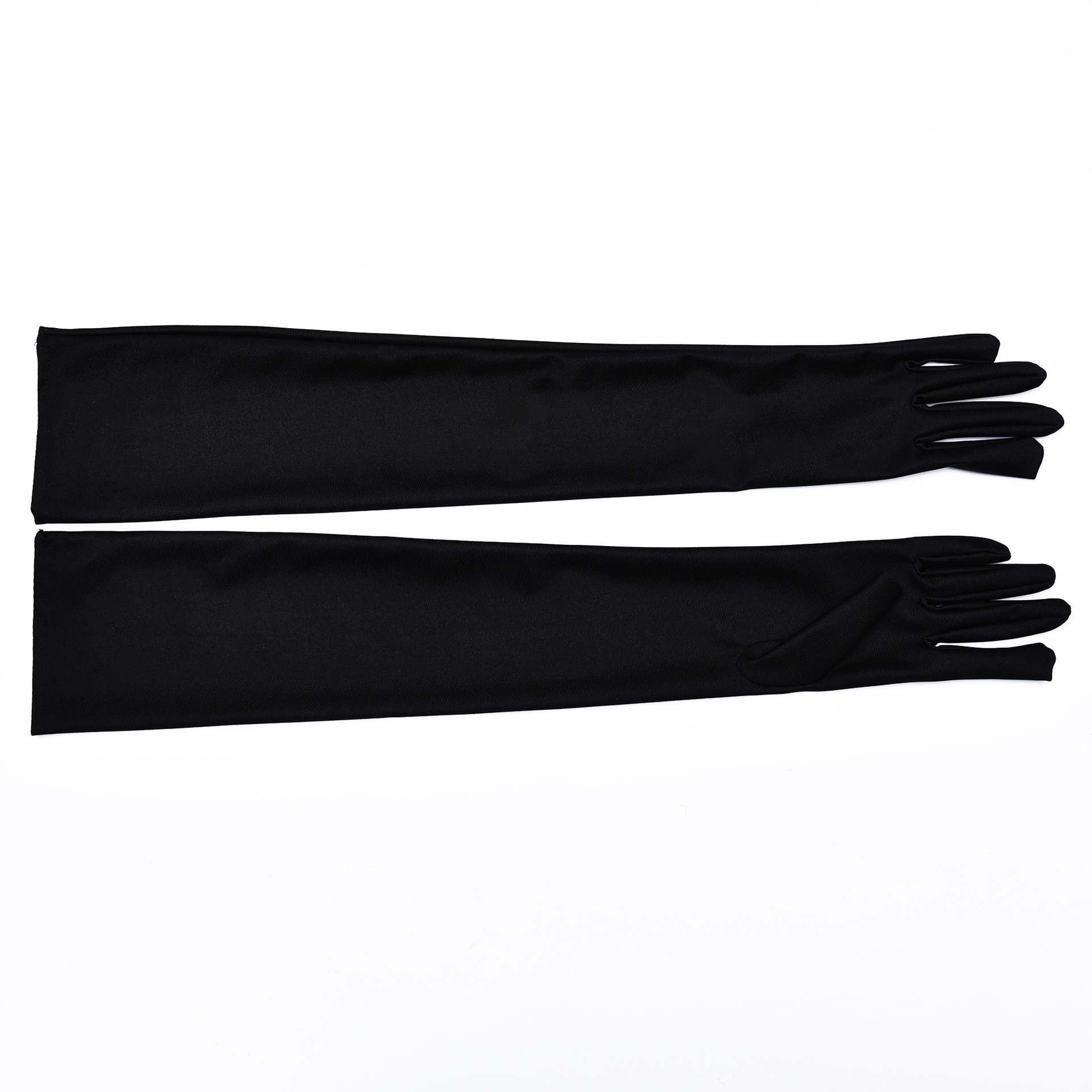 Picture of Customized Summer Women's Thin Cycling Elastic Extra Long Sun Protection Gloves Square Dance White Gloves Halloween Performance Gloves
