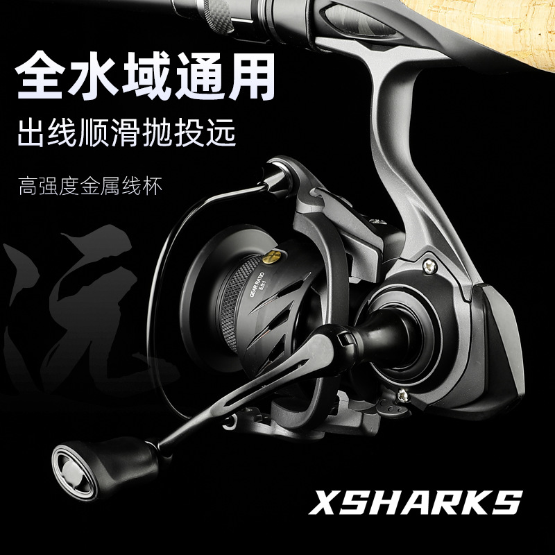 2025 new DK series universal investment spinning wheel screw-in structure stainless steel bearing fresh water available