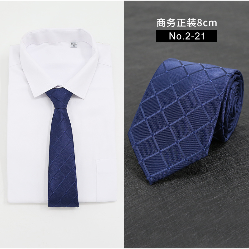 Picture of New Style Tie Men's Formal Business Casual Simple Style Solid Color Striped Arrow-Shaped Tie Manufacturer Ready Stock Wholesale