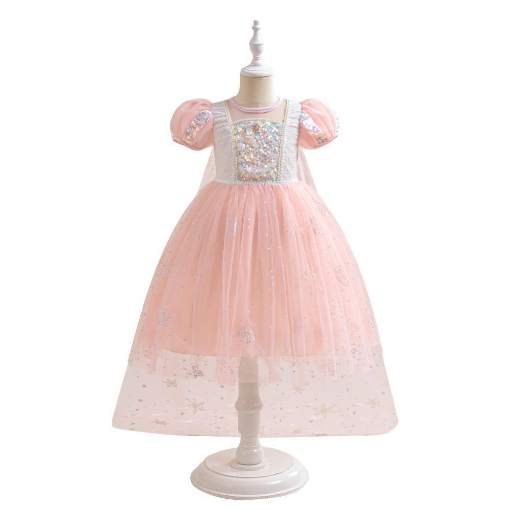 Picture of Frozen Princess Aisha Dress Dress Mesh dress Girl's June 1 cosplay Party Performance Costume